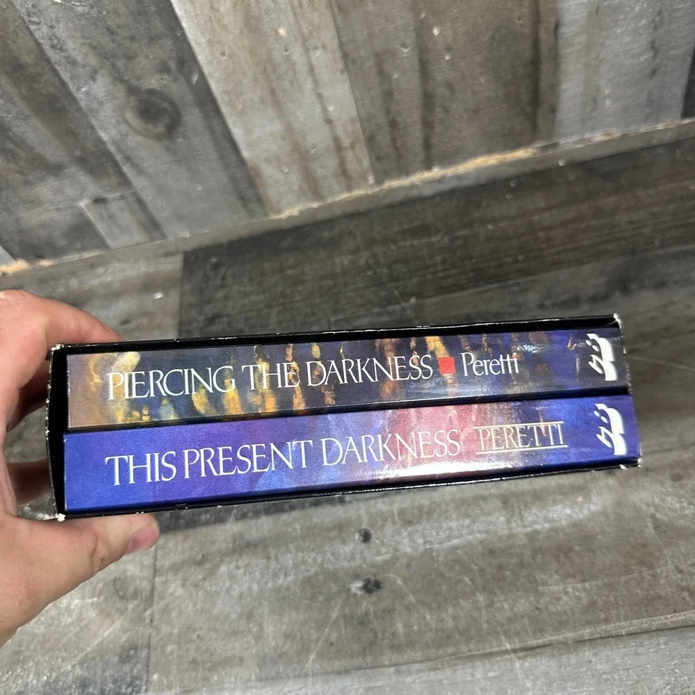This Present Darkness & Piercing the Darkness Peretti 1991 Crossway Slipcase